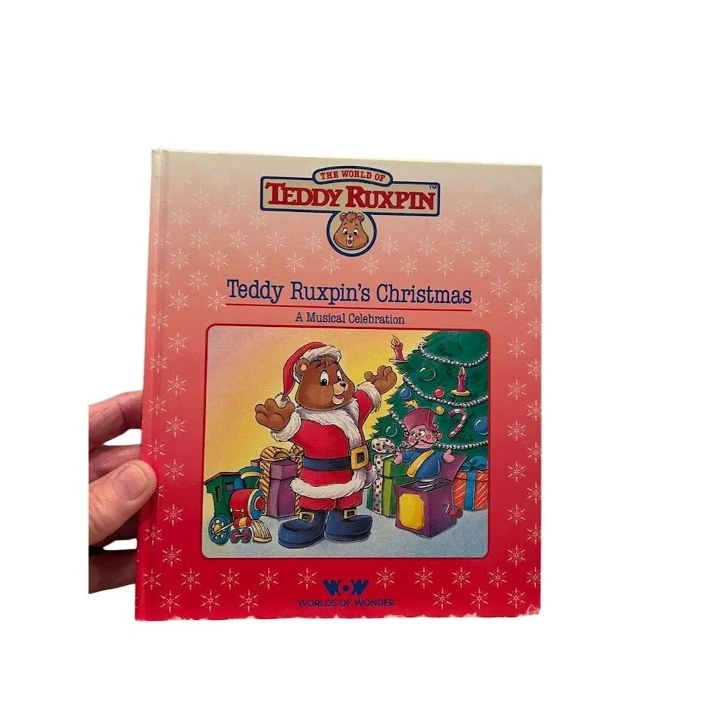 Teddy Ruxpin's Christmas Musical Celebration Hardcover 1986 Children's‎ Book